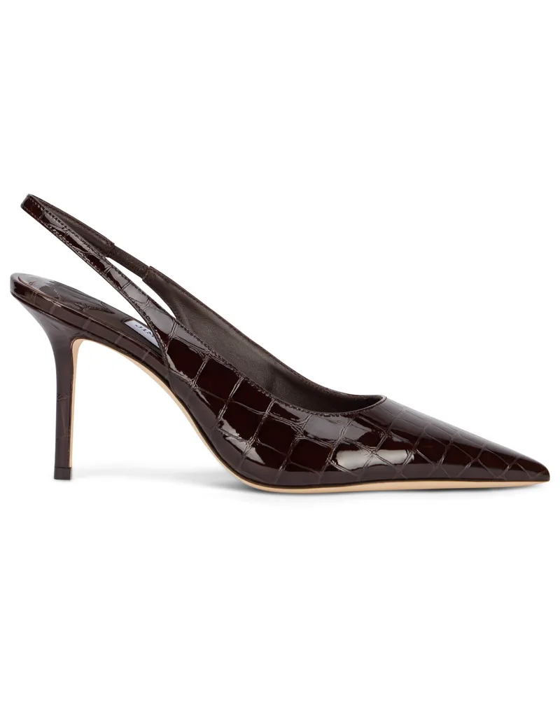 Jimmy Choo Women's Slingback Pumps Love Sb 85 Elderberry Leather Purple