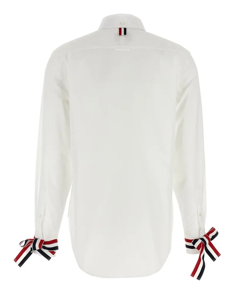 Thom Browne RWB Tape Cuff Shirt — White White