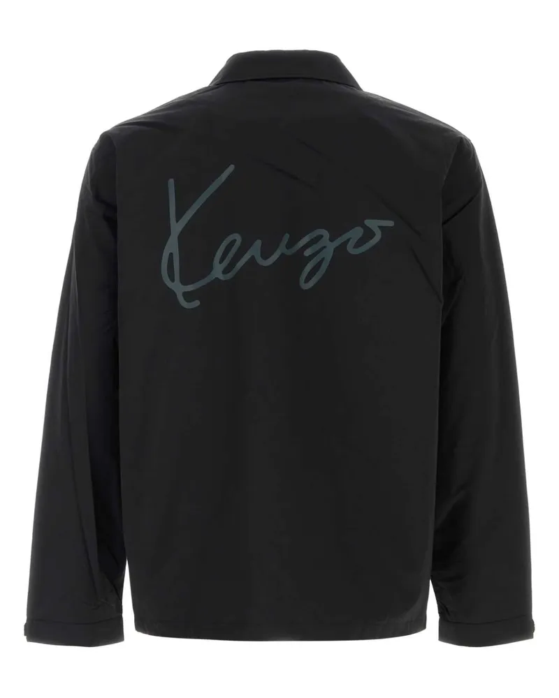 Kenzo Men's Black Cotton Blend Jacket Giubbini Black