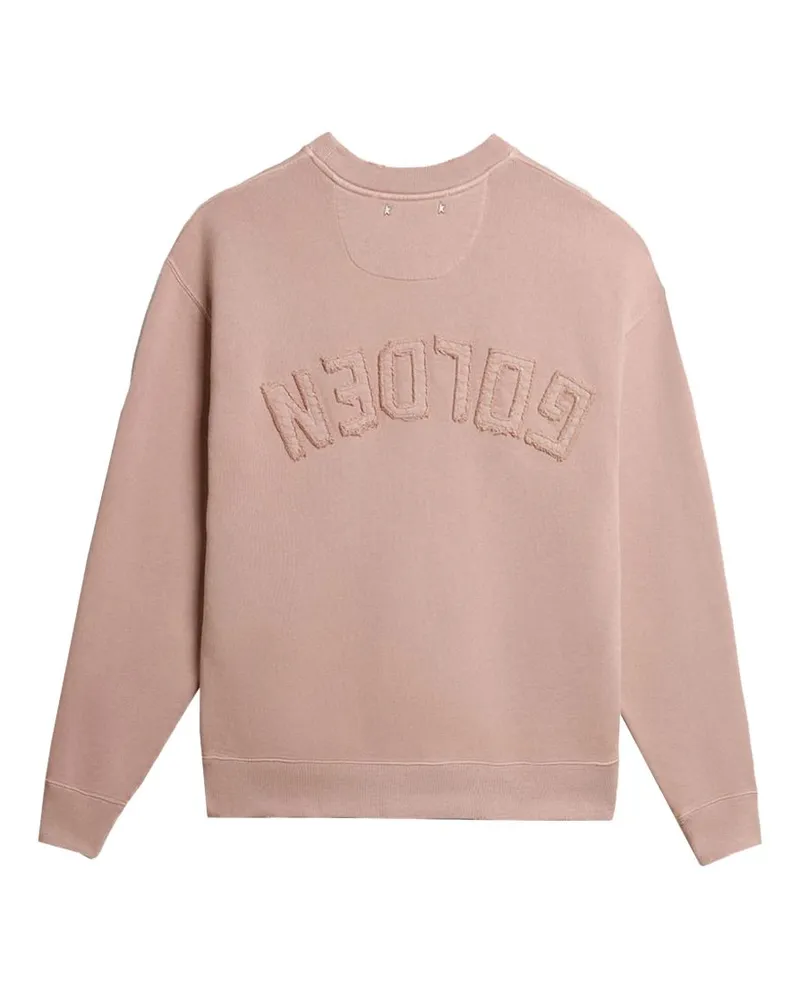 Golden Goose Cotton Crewneck Sweatshirt — Pink Pink