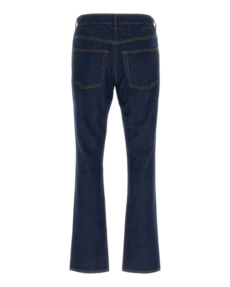 Gucci Men's Classic Denim Jeans Navy Cotton Navy