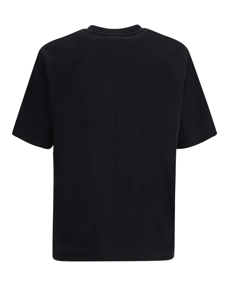 Dsquared2 Signature Embroidered Logo T-Shirt — Black Black