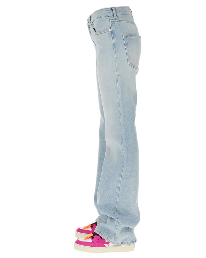 OFF-WHITE Beach Baby Jeans — Blue Blue