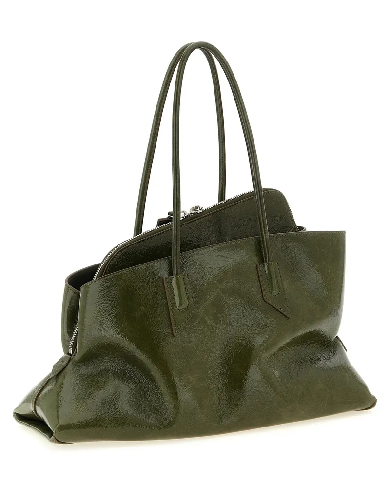 ATTICO La Passeggiata Shoulder Bag — Olive Green Olive
