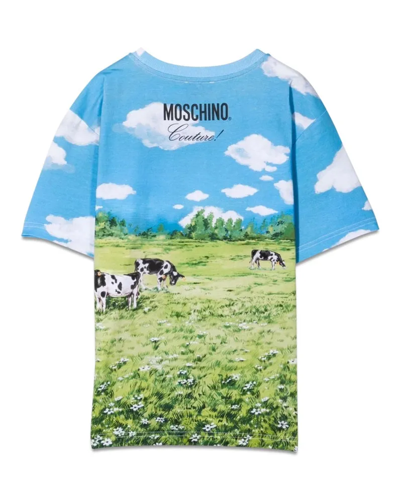 Moschino Printed Cotton T-Shirt — Multicolor Multicolor