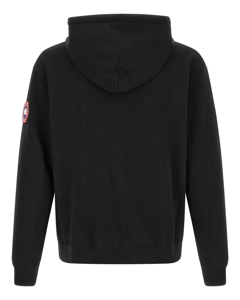 Canada Goose Men's Black Cotton Sweatshirt Clothing Black