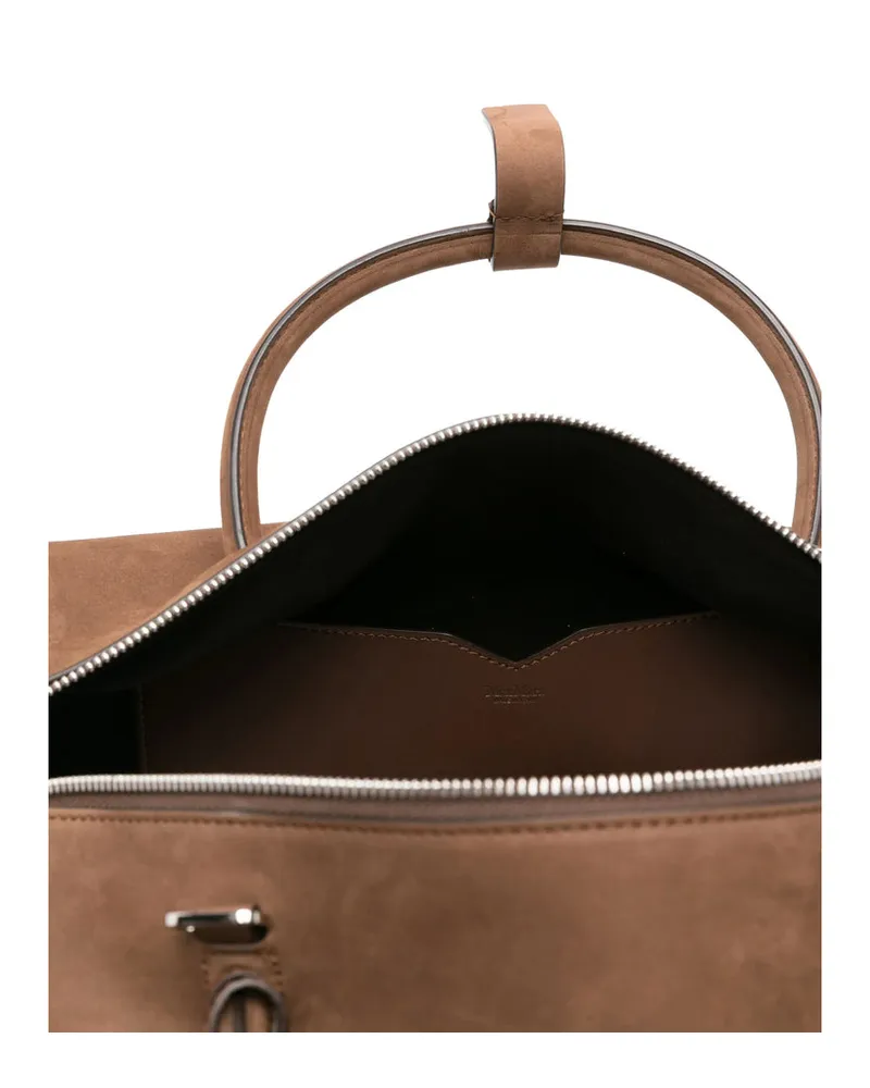 Max Mara Holdall Tote Bag — Brown Brown