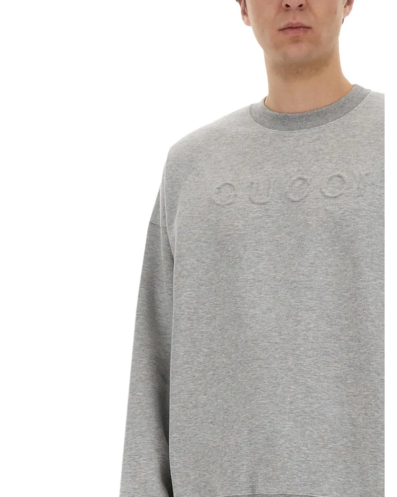Gucci Cotton Jersey Sweatshirt — Gray Gray
