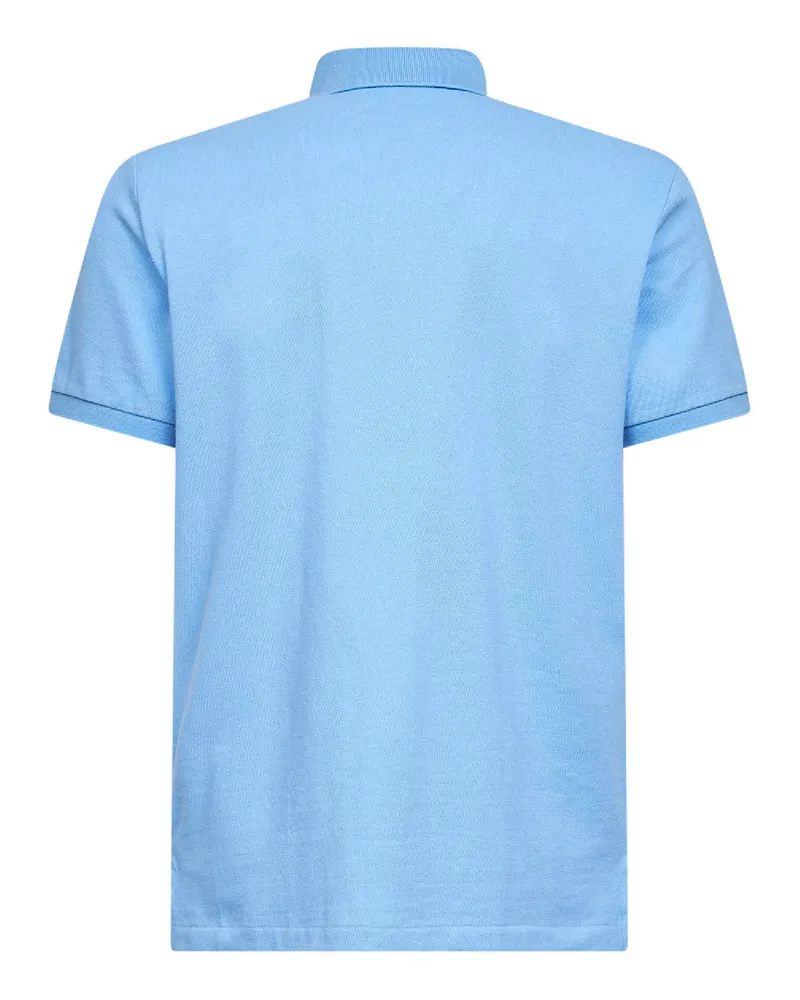 Ralph Lauren Cotton Mesh Polo Shirt — Blue Blue