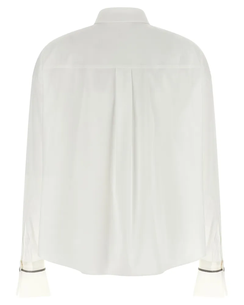 Brunello Cucinelli Women White Cotton Blouse White