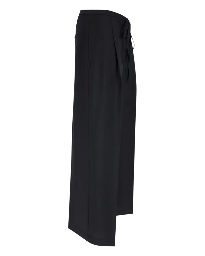 Róhe Women's Trousers Black Virgin Wool Black