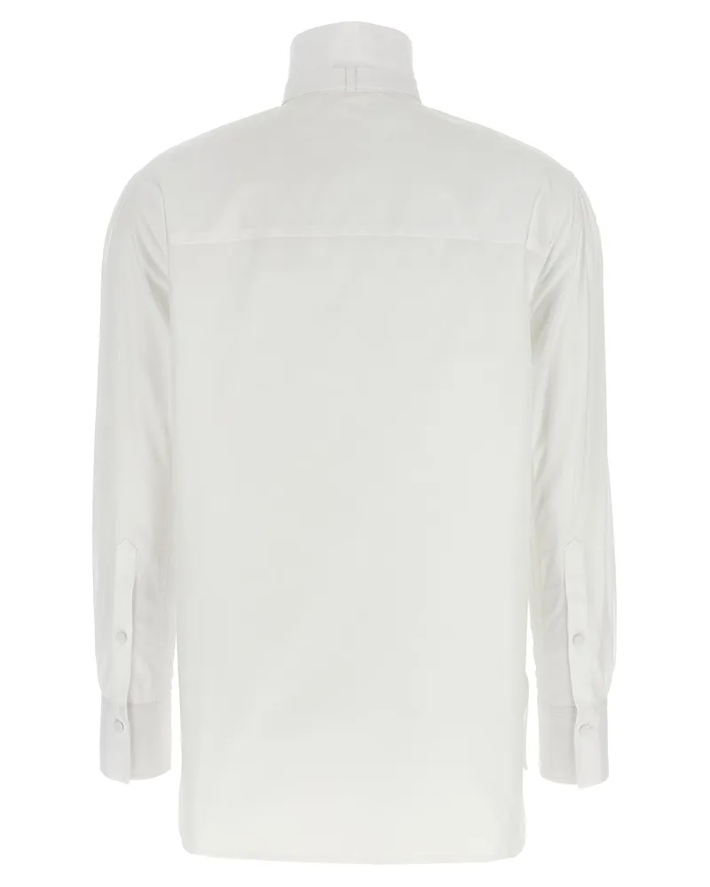 Alexander McQueen Women's White Cotton Blouse White