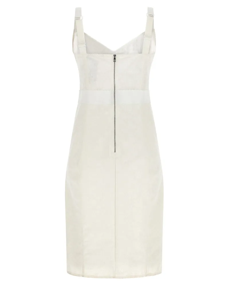 Dolce & Gabbana Corsetry Dress — White White