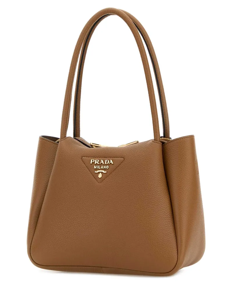 Prada Women's Camel Leather Small Handbag Caramel 0 1 N Borse A Mano Bag Brown