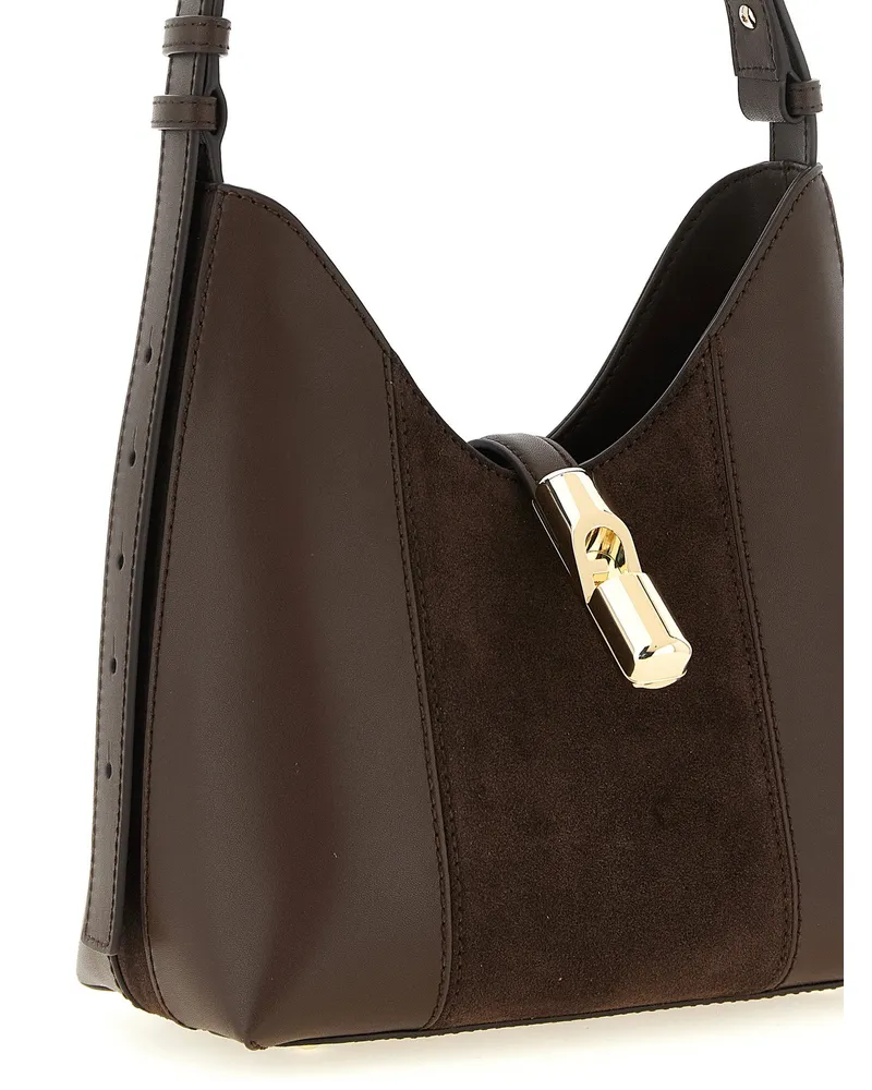 Furla Goccia S Shoulder Bag — Brown Brown