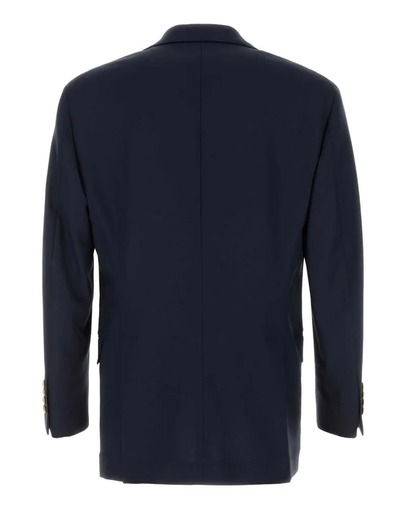 Brunello Cucinelli Virgin Wool Blazer — Navy Navy