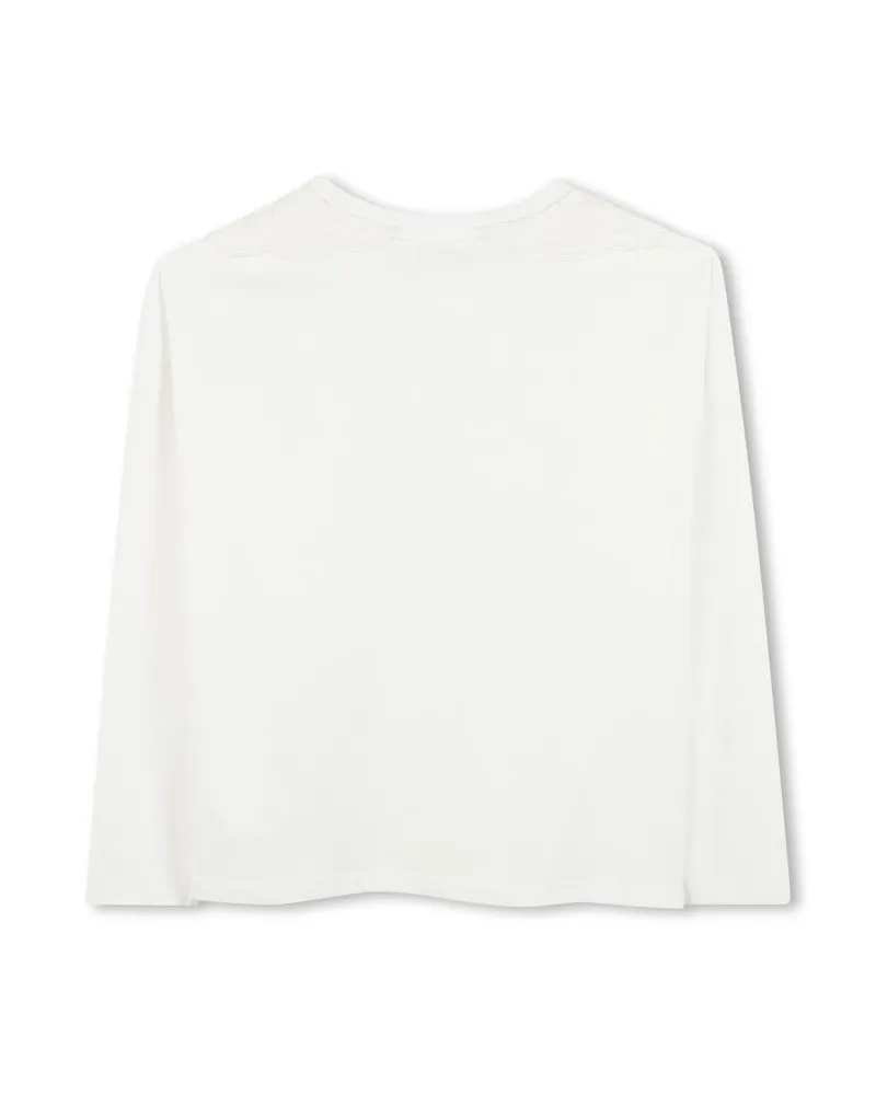 Chloé Pure Cotton T-Shirt — White White