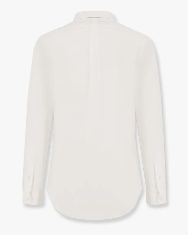 Ralph Lauren Men's Trousers Slim-Fit Stretch Cotton White Shirt White