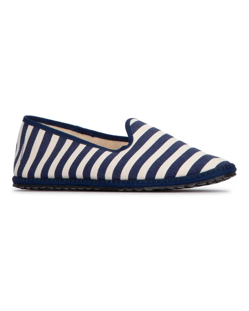 VIBI VENEZIA Men's Mocassini Bluestripes Loafers Navy