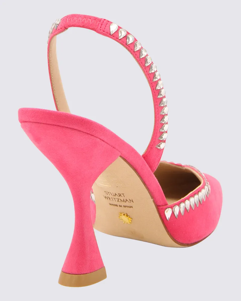 Stuart Weitzman Women's With Heel _coverle Sole El High Shoes Pink