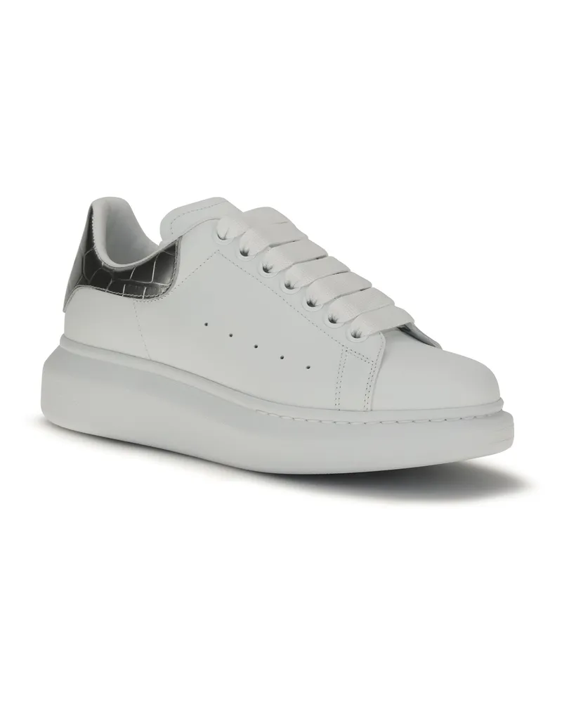 Alexander McQueen Women's Leather Sneakers White White