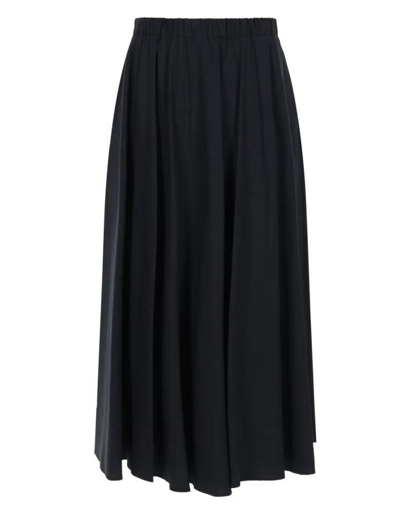 ASPESI Poplin Midi Skirt — Blue Blue