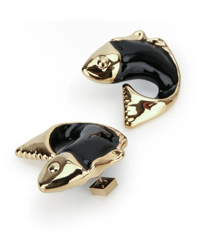 Jacquemus Boucles Earrings — Gold Gold