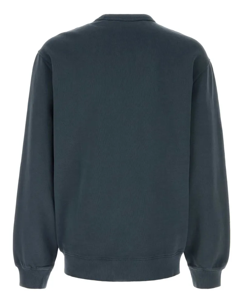 Carhartt WIP Men's Blue Cotton Faded Pond Corps Sweat Exterior: Felpe Blue