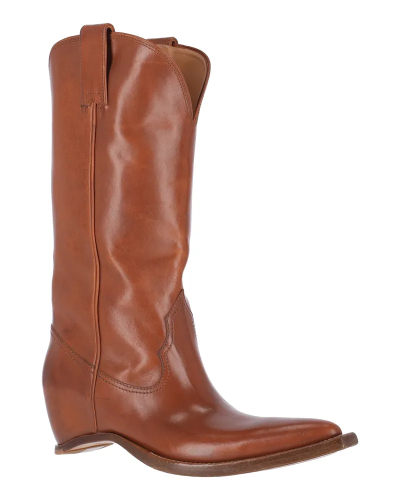 Maison Margiela Women's Boots Brown Bovine Leather Brown