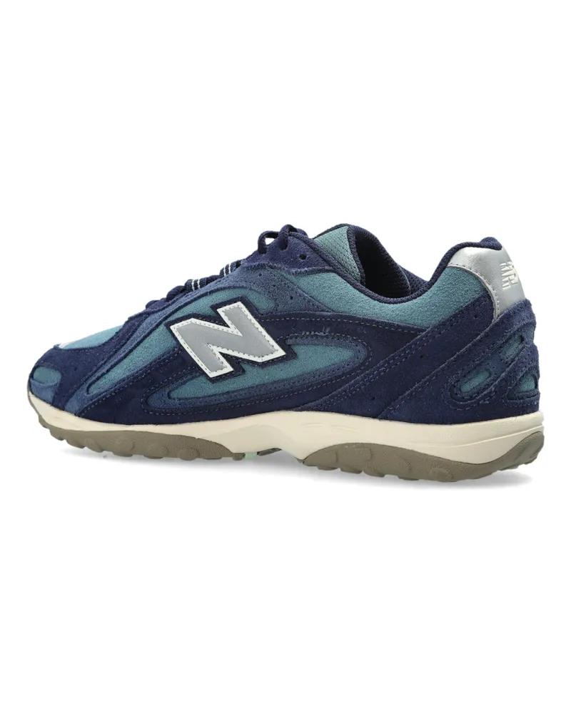 New Balance Suede and Leather Low-Top Sneakers — Navy Navy