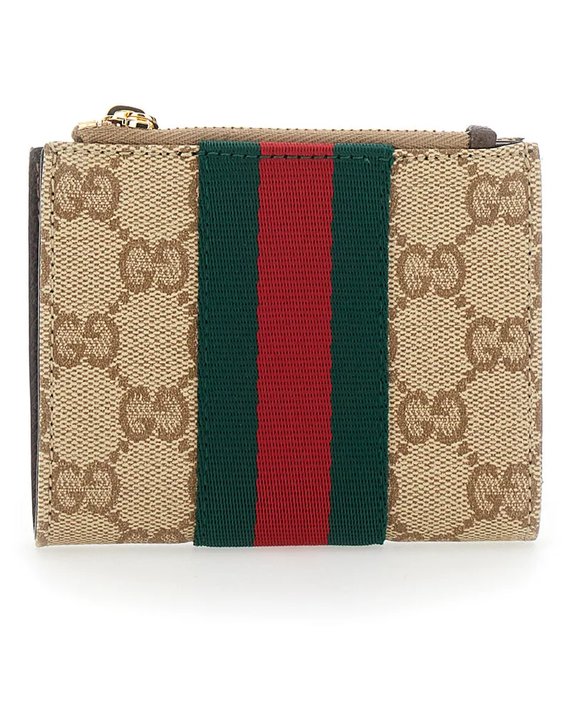 Gucci Women's Wallet Gg Canvas Beige Beige