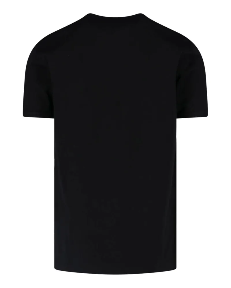 Dolce & Gabbana Men's T-Shirts And Polos Black Cotton Black