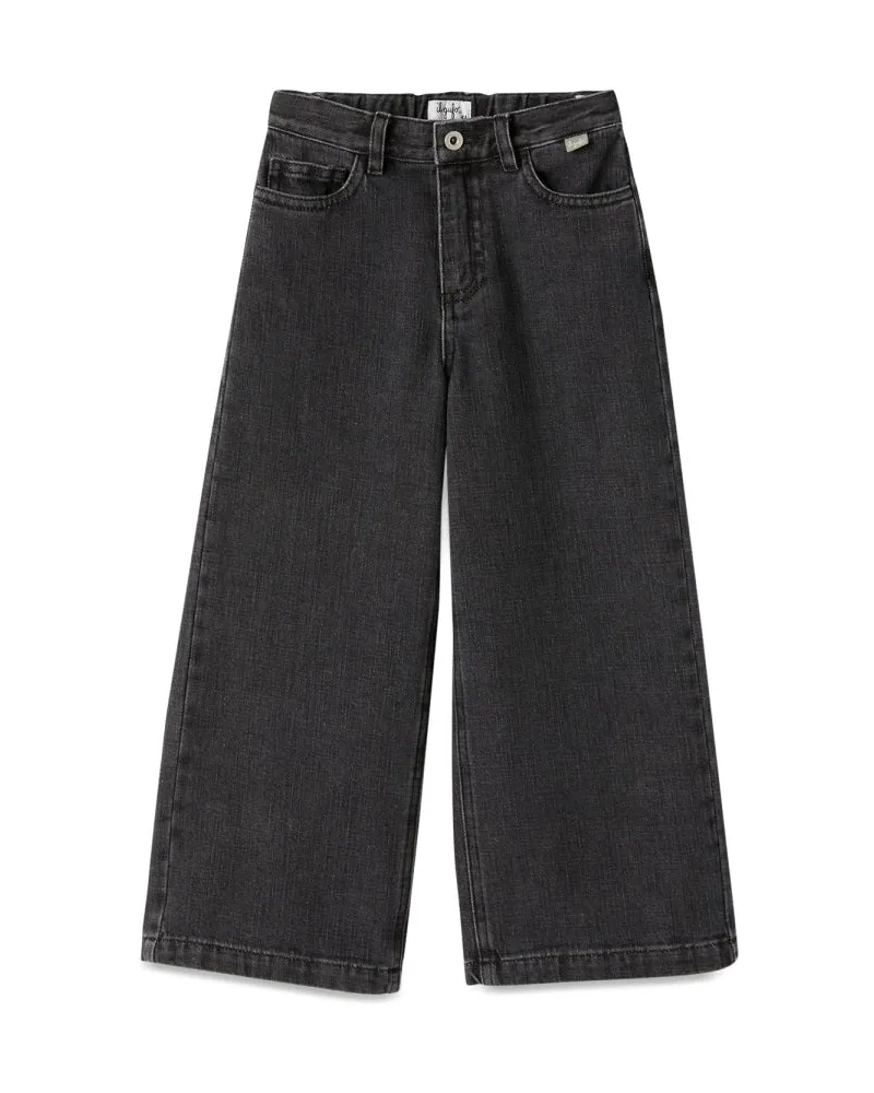 Il Gufo Pure Cotton Trousers — Black Black