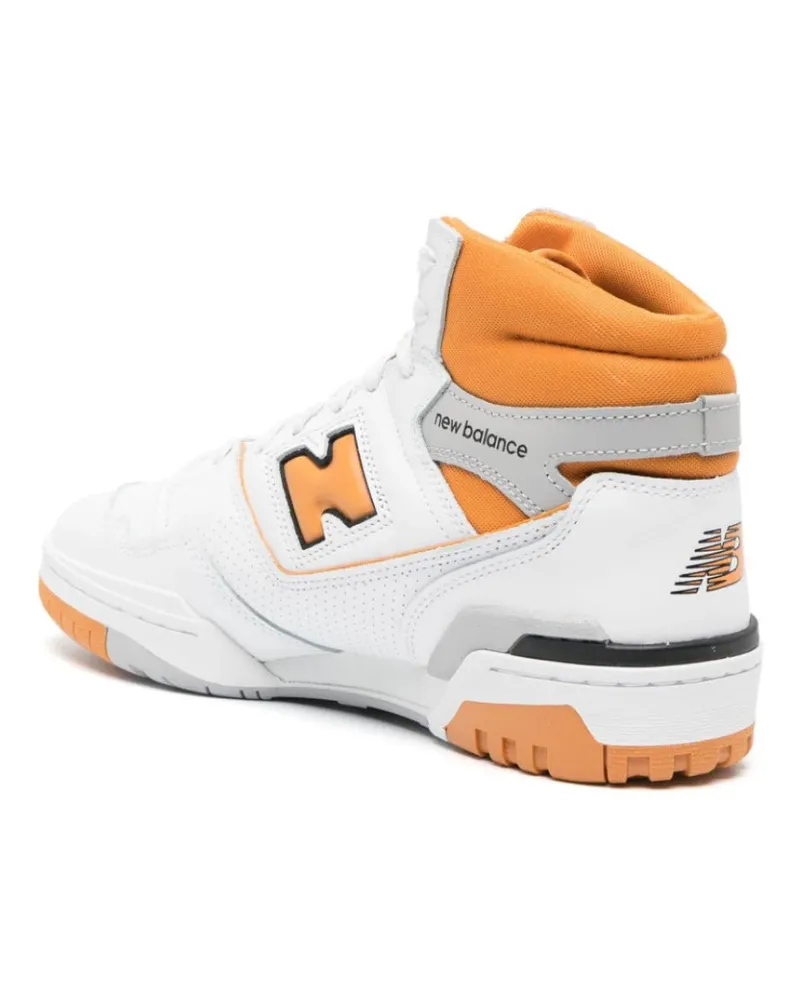 New Balance Men's Bb650 High-Top Sneakers White Shoes White
