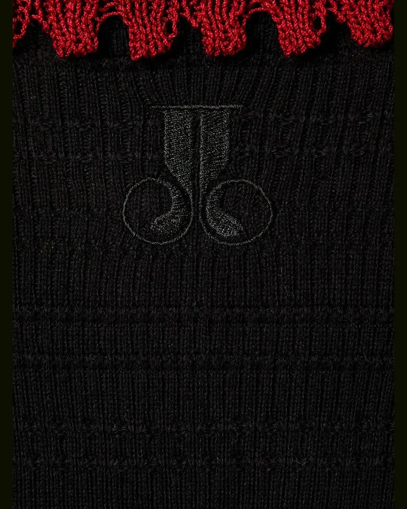 La DoubleJ Women's Knit Sweater V-Neck Black Black