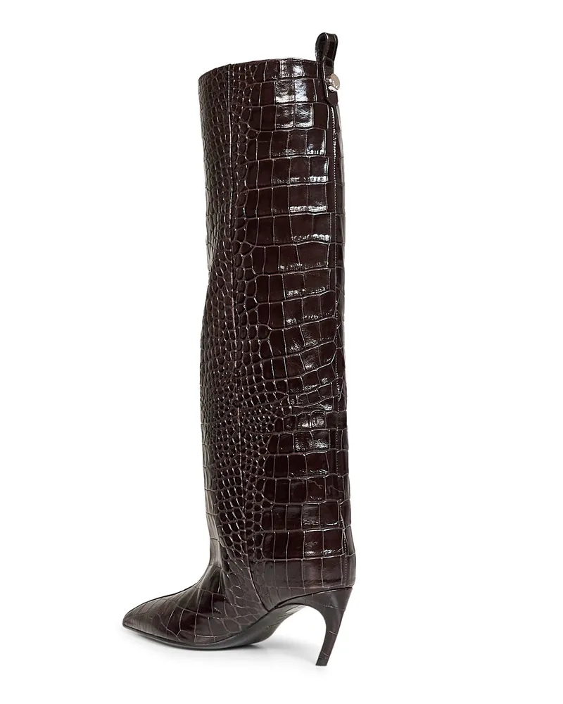 ATTICO Lea Boot — Brown Brown