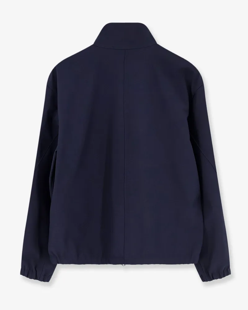 Stone Island Men Light Soft Shell-R E.dye® Technology Jacket Blue Polyester Navy