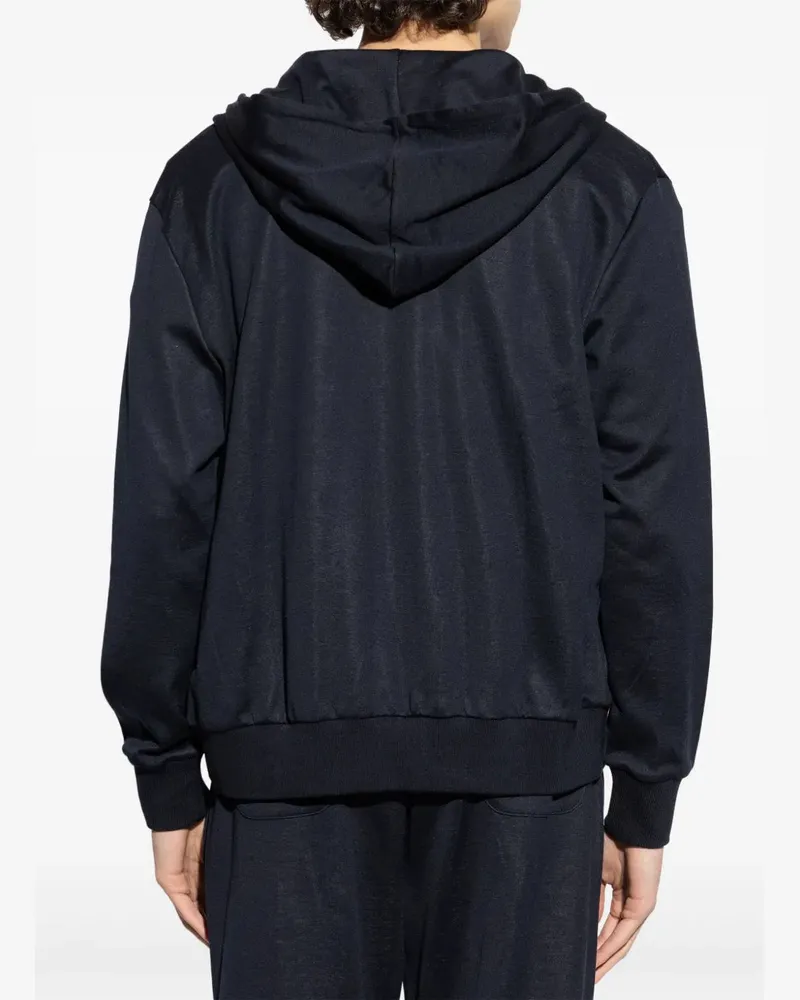 Eleventy Women's Jersey Hoodie Navy Ss25 M Navy