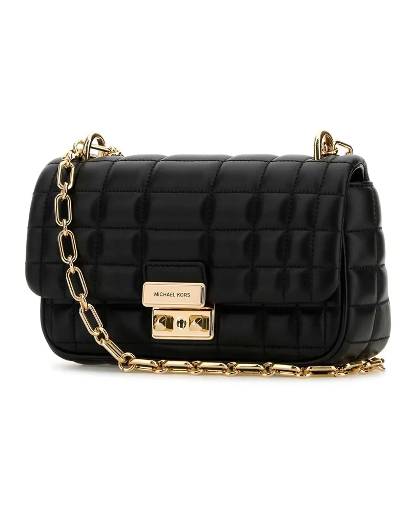 Michael Kors Women's Black Leather Small Tribeca Shoulder Bag Borse A Tracolla Black