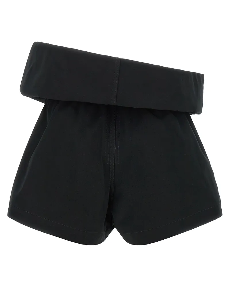 Rick Owens Crater Bermuda Shorts — Black Black