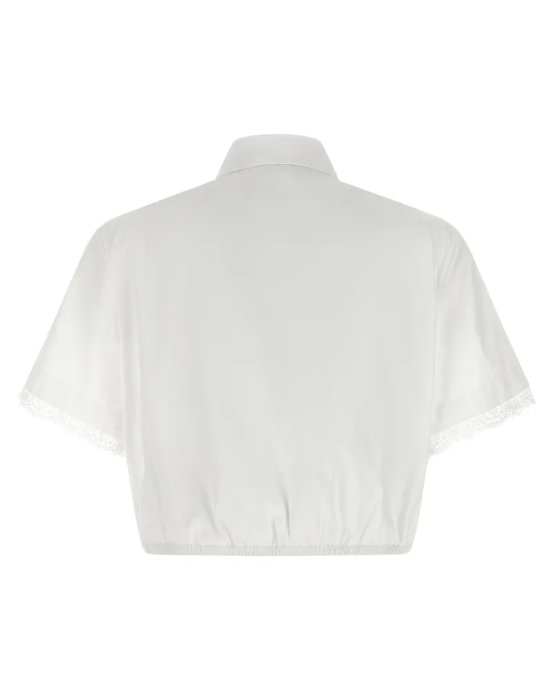 Ermanno Scervino Women's White Cotton Blouse White