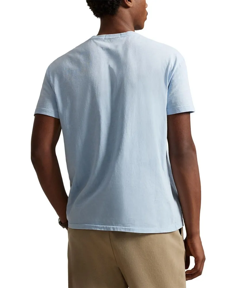 Ralph Lauren Men's T-Shirt The Ralph Light Blue Cotton T-Shirts And Polos Blue