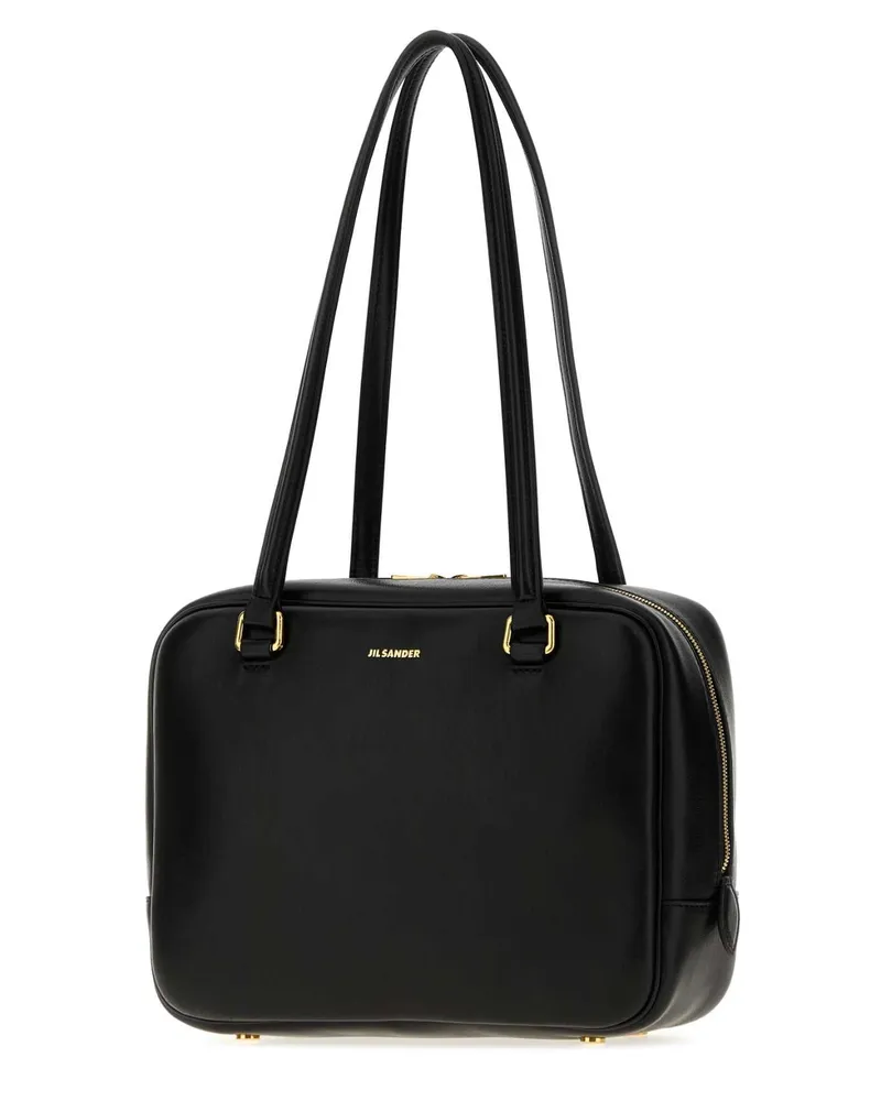 Jil Sander Vision Shoulder Bag — Black Black