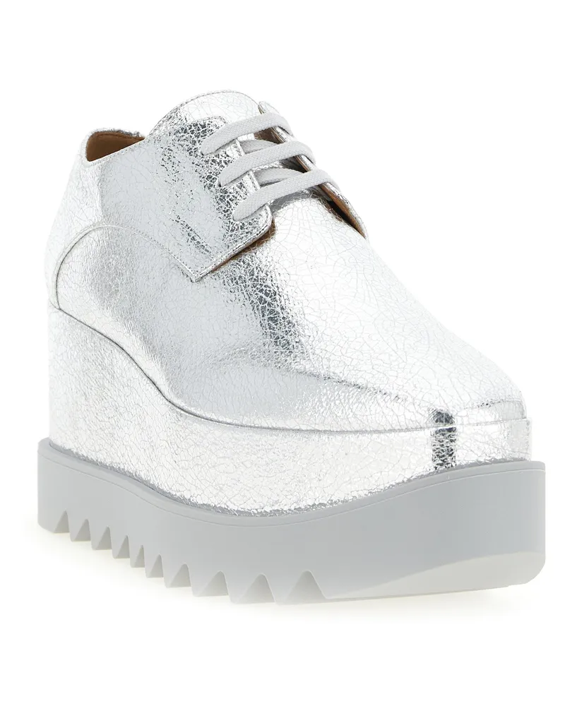 Stella McCartney Elyse Flat — Silver Silver