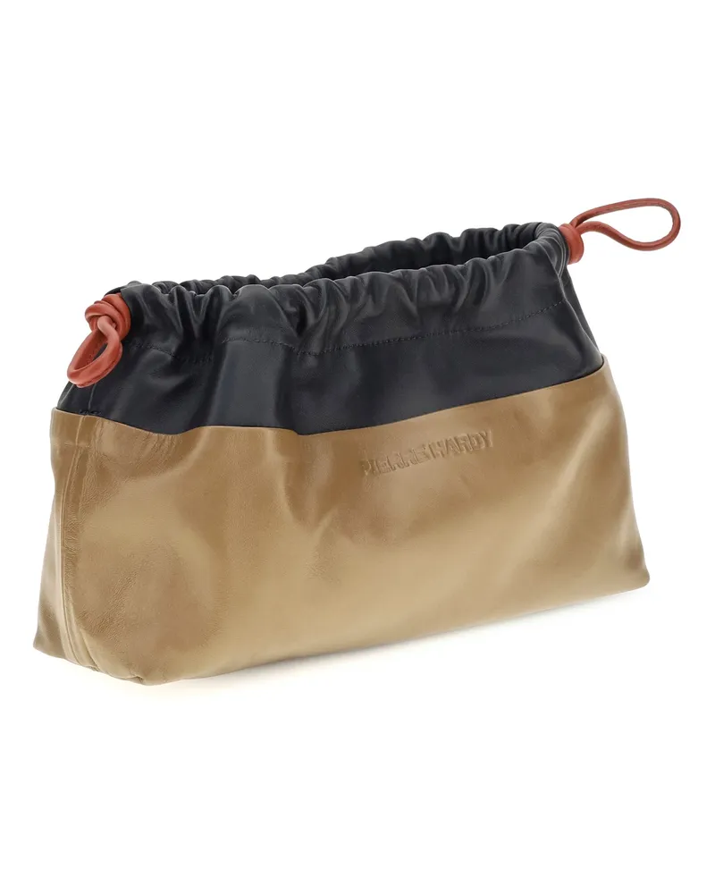Pierre Hardy Women's Twin Clutch Bag Navy-Camel-Rust Shoulder Navy