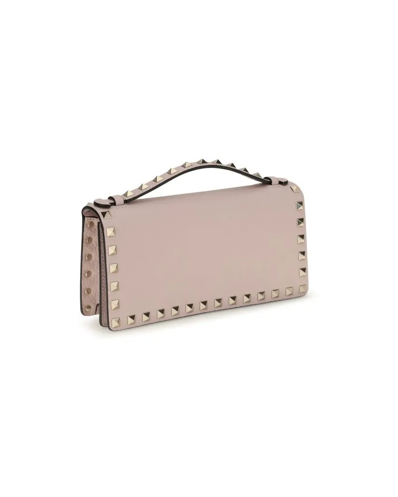 Valentino Garavani Women's Multicolor Calf Leather Bos Taurus Wallet Pink
