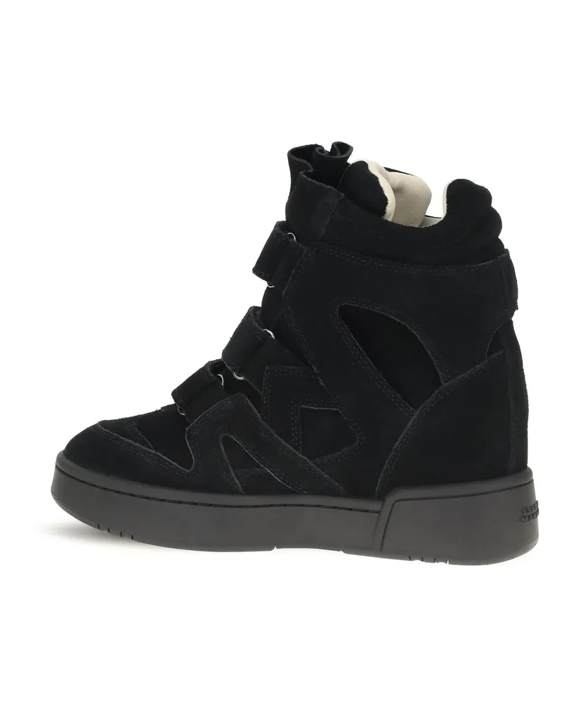 Isabel Marant Women's Wedge Sneakers Im3-Gz Black Midnight Trainers Black