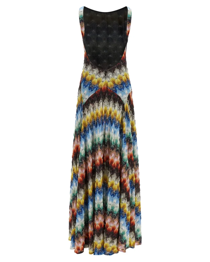 Missoni Women's Multicolor Viscose Long Dress Multicolor