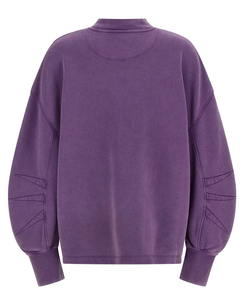 ATTICO Women's Purple Cotton Sweatshirt Clothing Purple