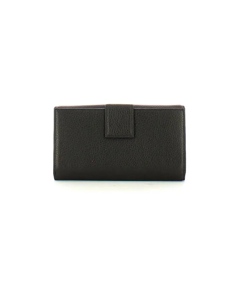 Coccinelle Women's Wallet Black Cowhide Bags Black